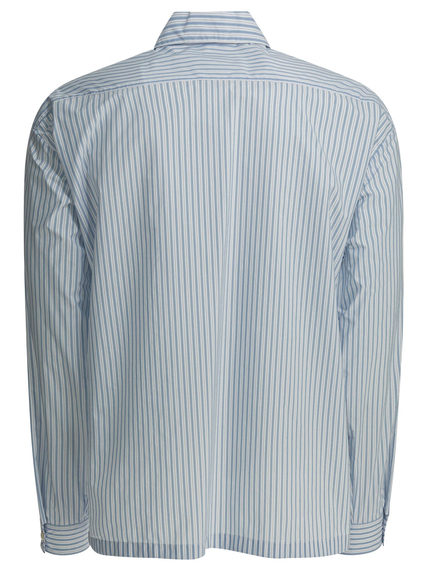 Prada Striped Shirt With Zipper