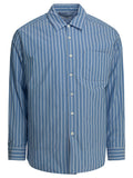 Prada Striped Overshirt Jacket