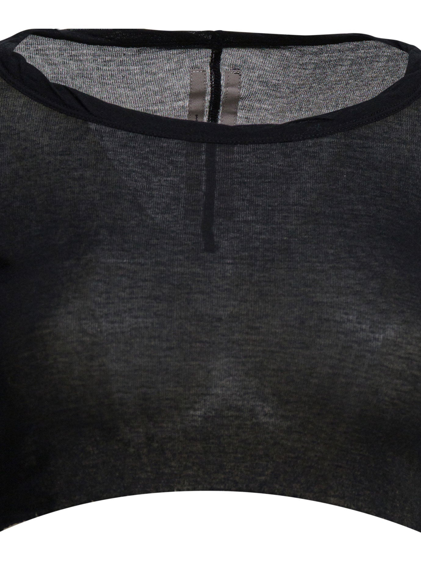 Rick Owens Long-sleeved Crop Top