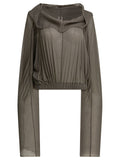 Rick Owens Cropped Hoodie