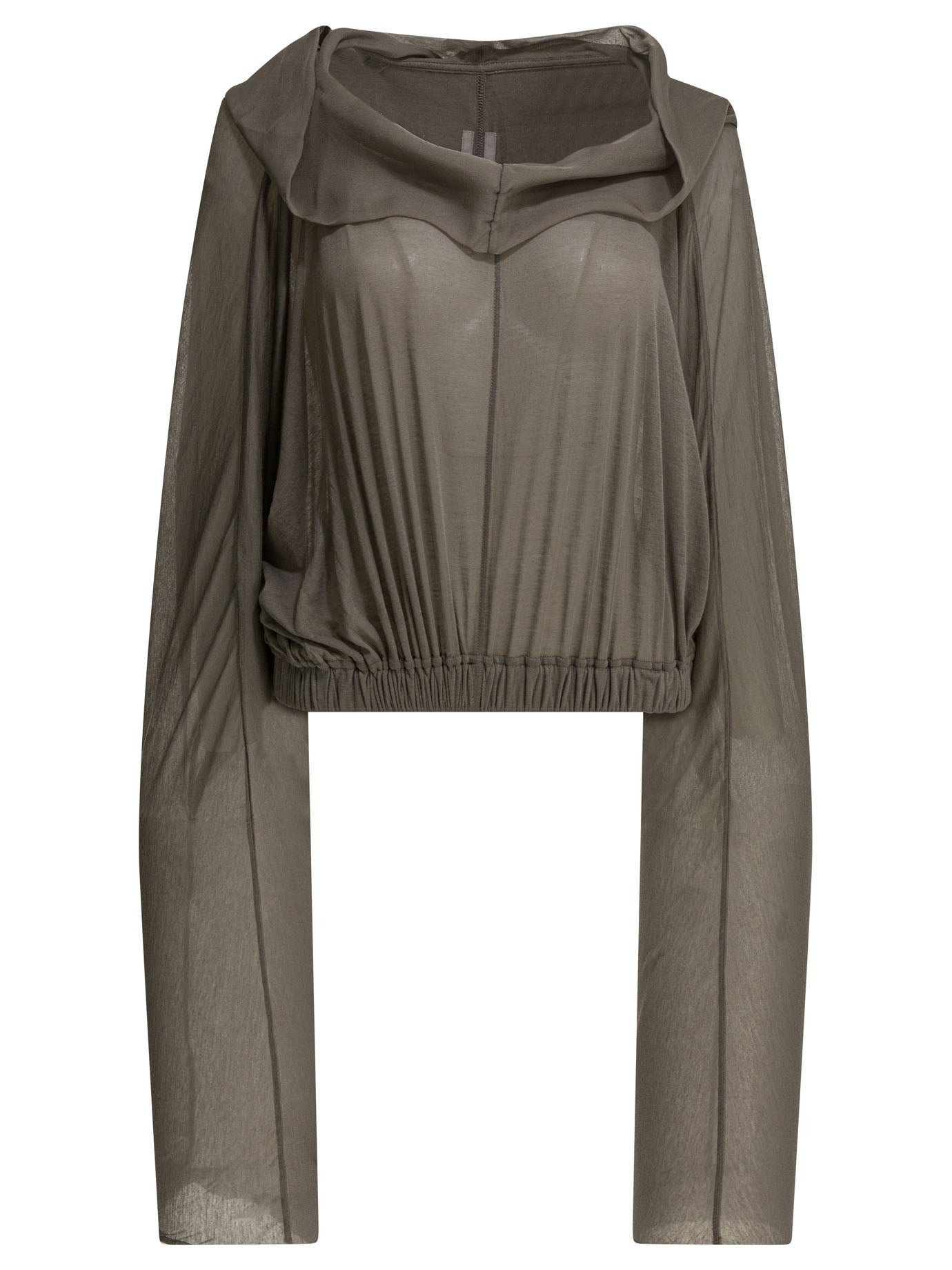 Rick Owens Cropped Hoodie