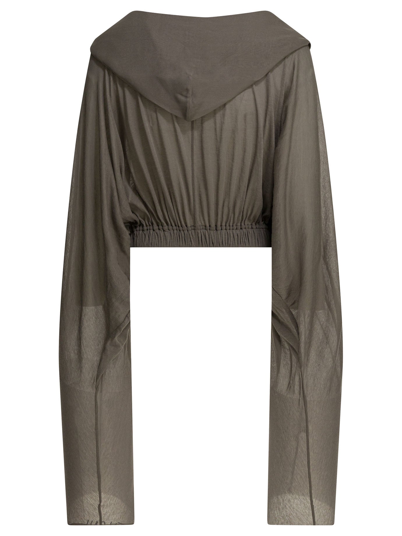Rick Owens Cropped Hoodie