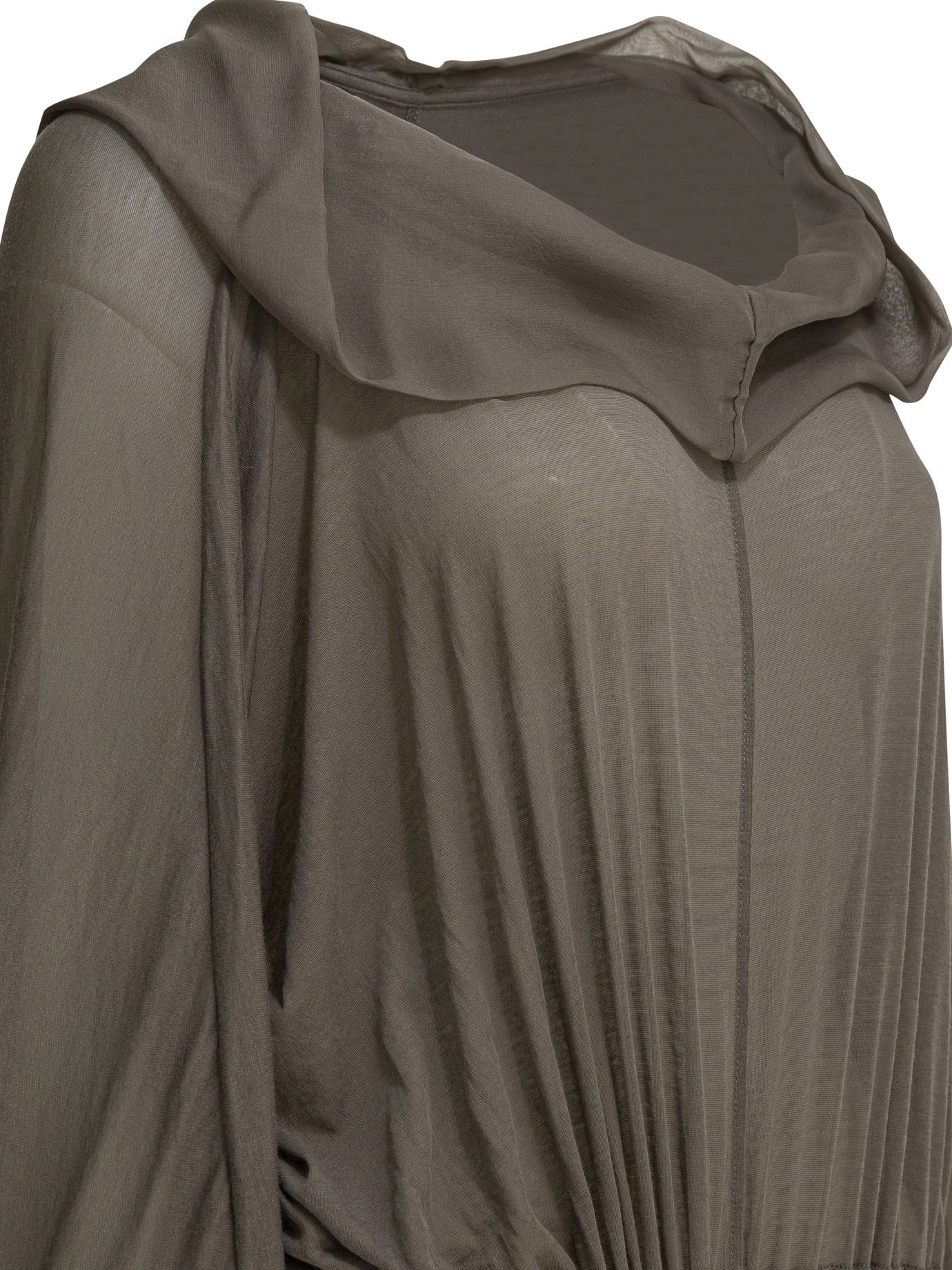 Rick Owens Cropped Hoodie