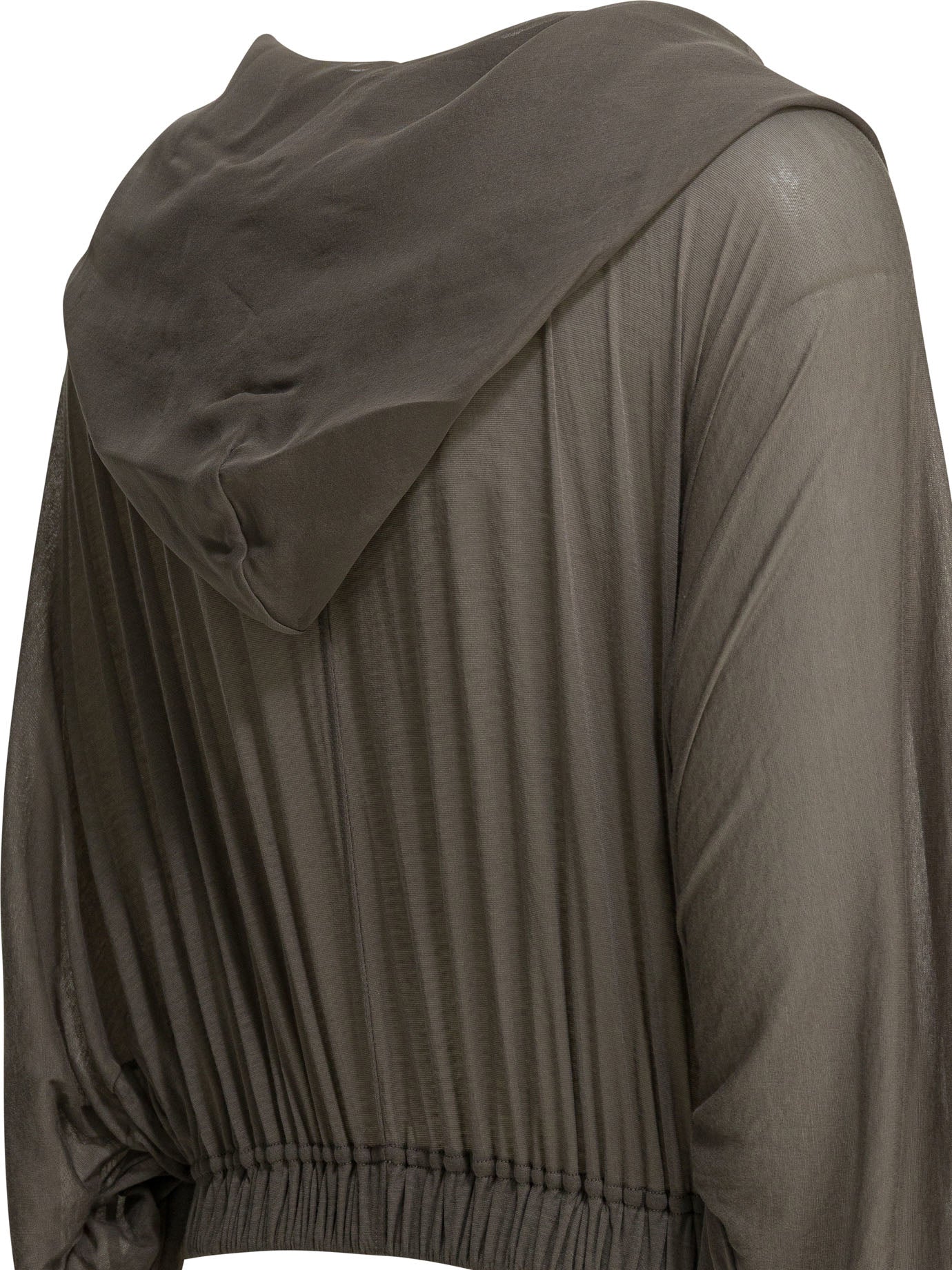 Rick Owens Cropped Hoodie