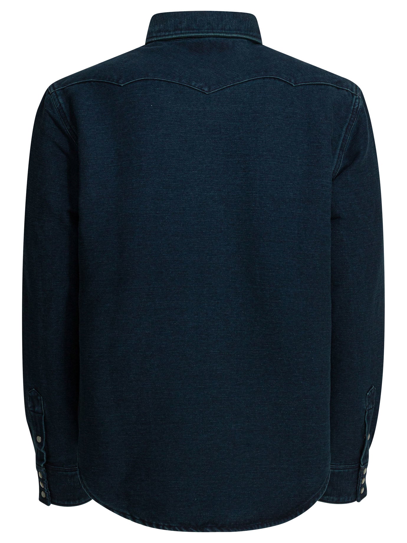 Rrl By Ralph Lauren Indigo Suede Western Shirt