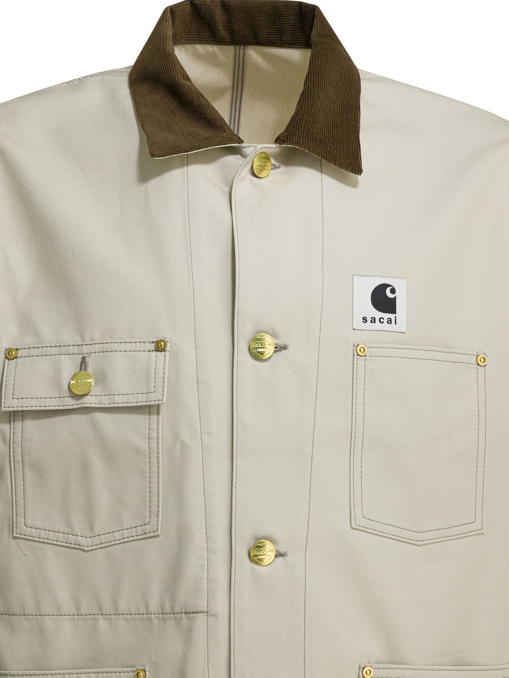 Sacai "carhartt Wip Duck" Overshirt Jacket