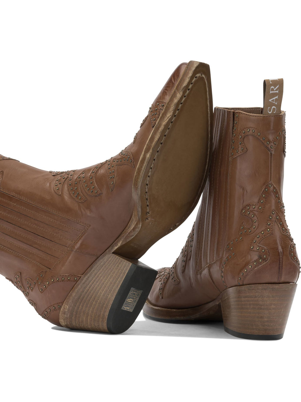 Sartore Leather Cowboy Boots