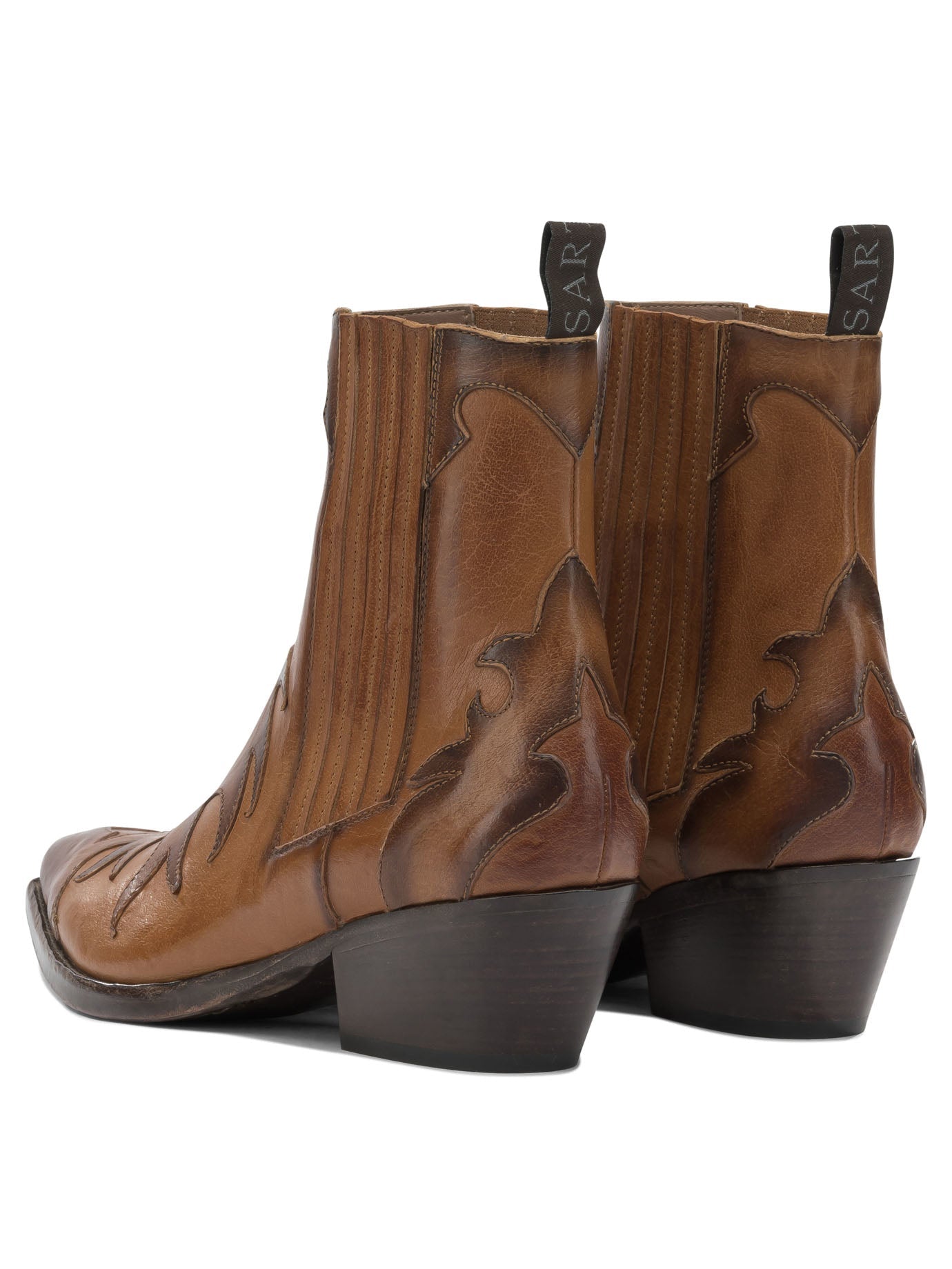 Sartore Leather Cowboy Boots