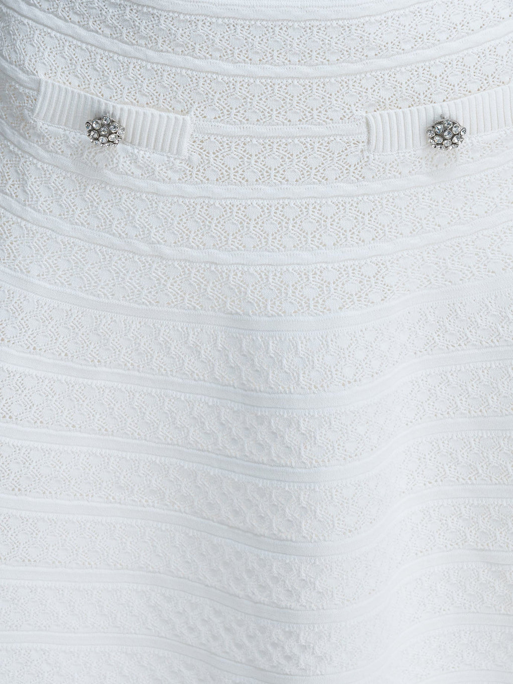 Self-portrait Textured Knit Miniskirt