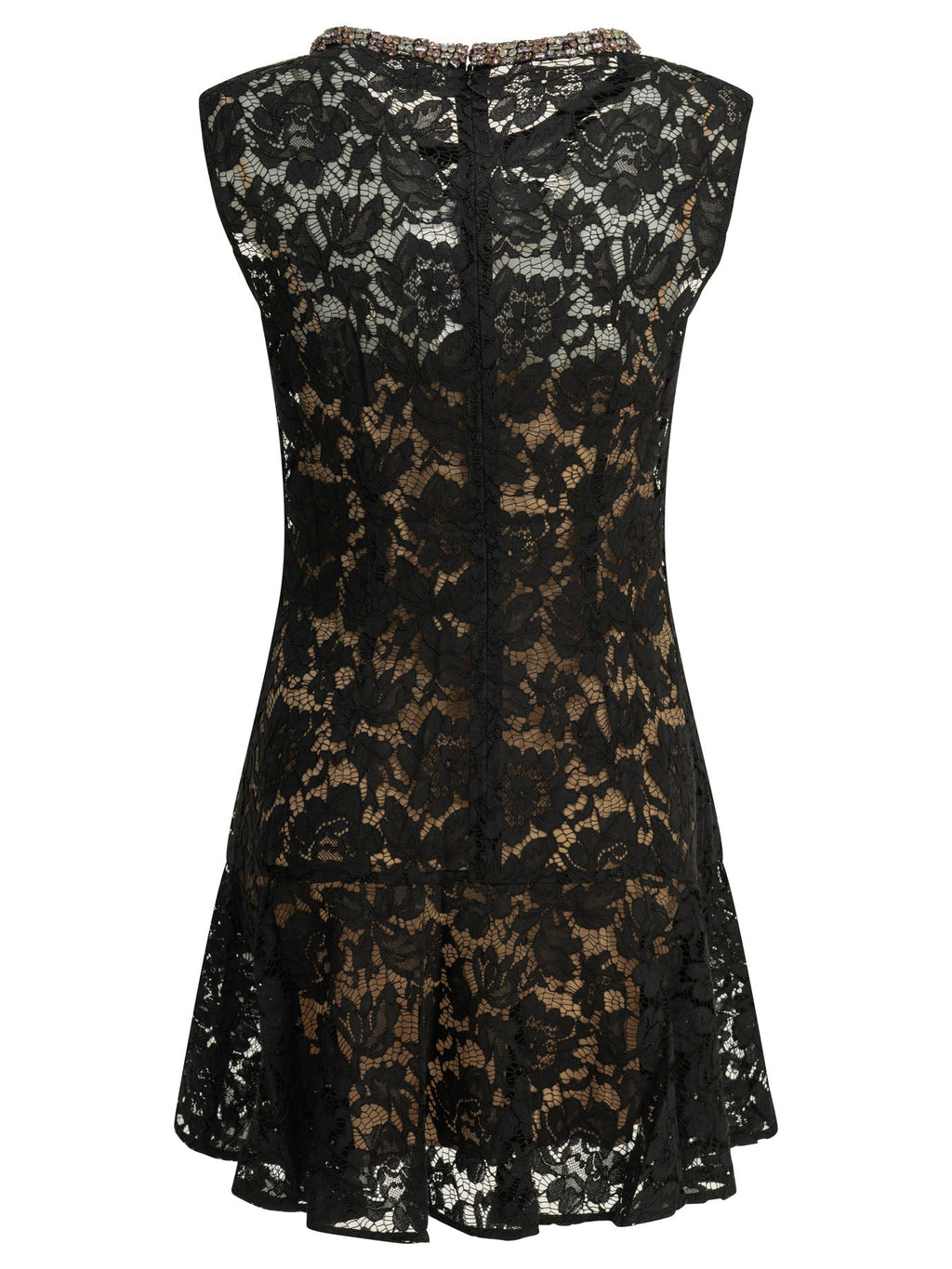 Self-portrait Embroidered Short Dress