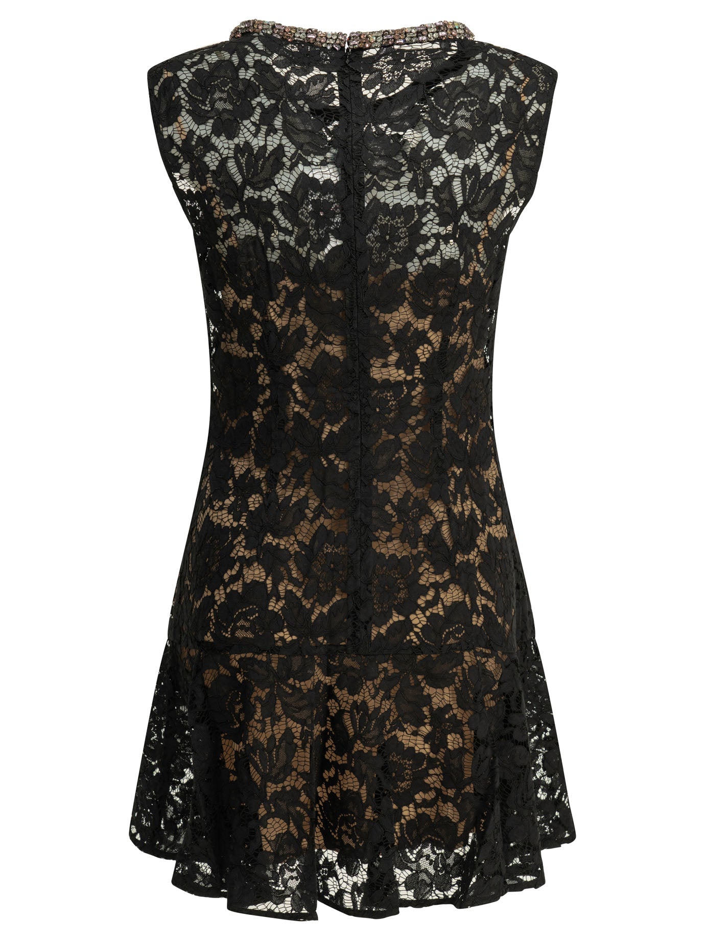 Self-portrait Embroidered Short Dress