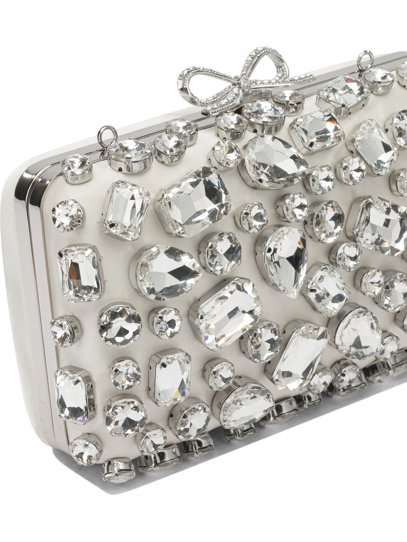 Self-portrait Clutch With Crystals