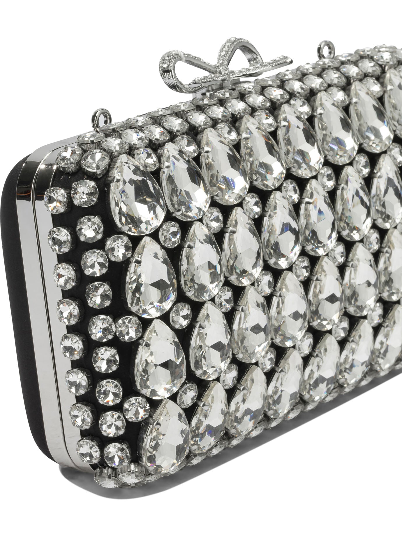 Self-portrait Clutch With Crystals
