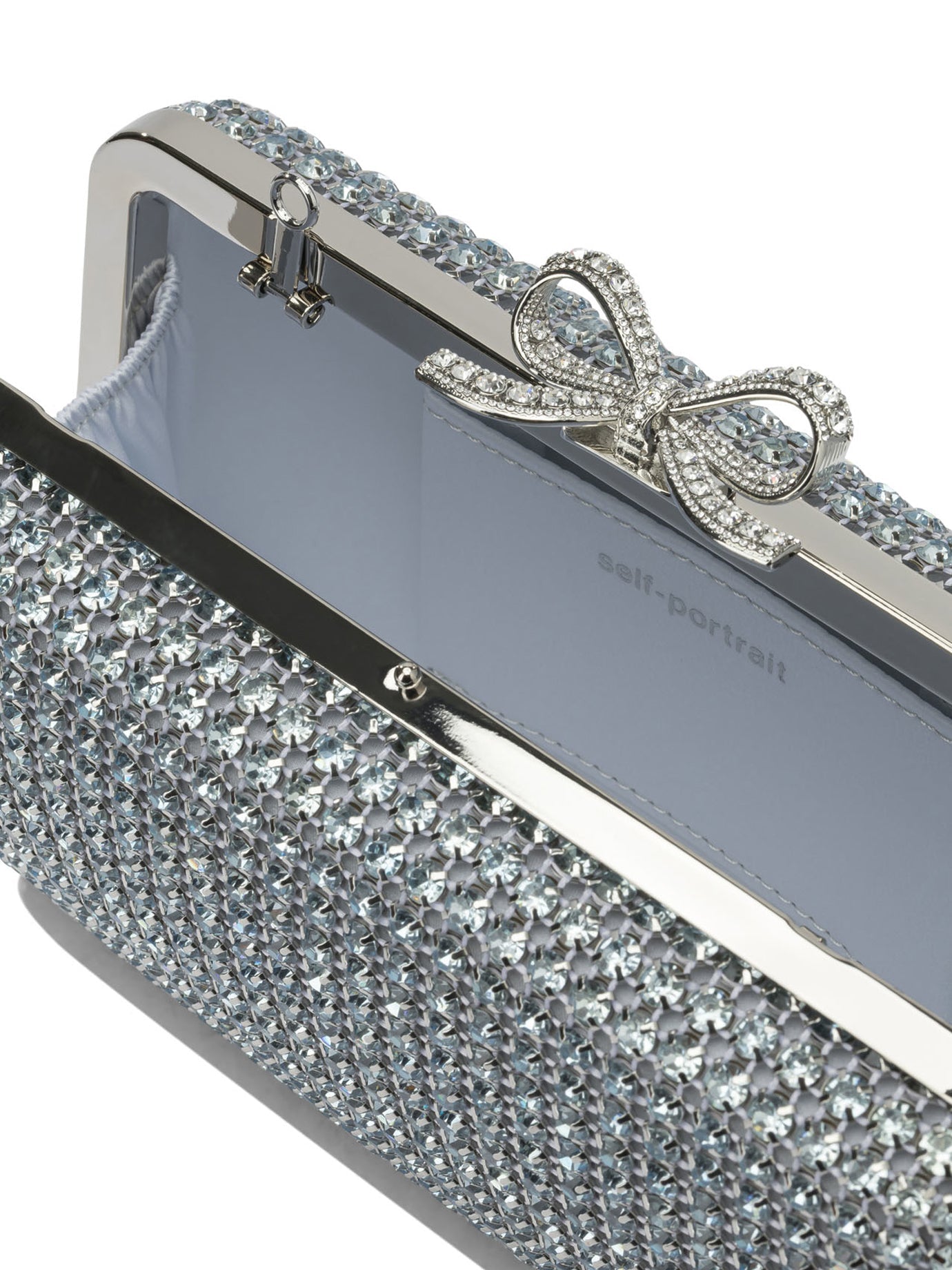 Self-portrait Clutch With Crystals