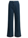 Shaft Jeans "flaire Smocking" Wide Leg Jeans