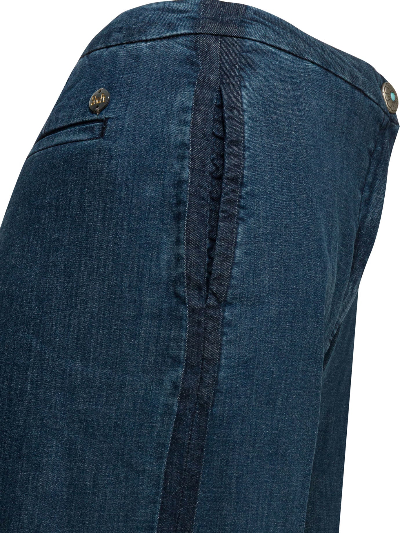 Shaft Jeans "flaire Smocking" Wide Leg Jeans