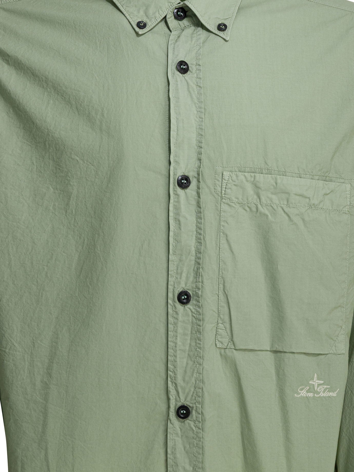 Stone Island Casual Shirt With Logo