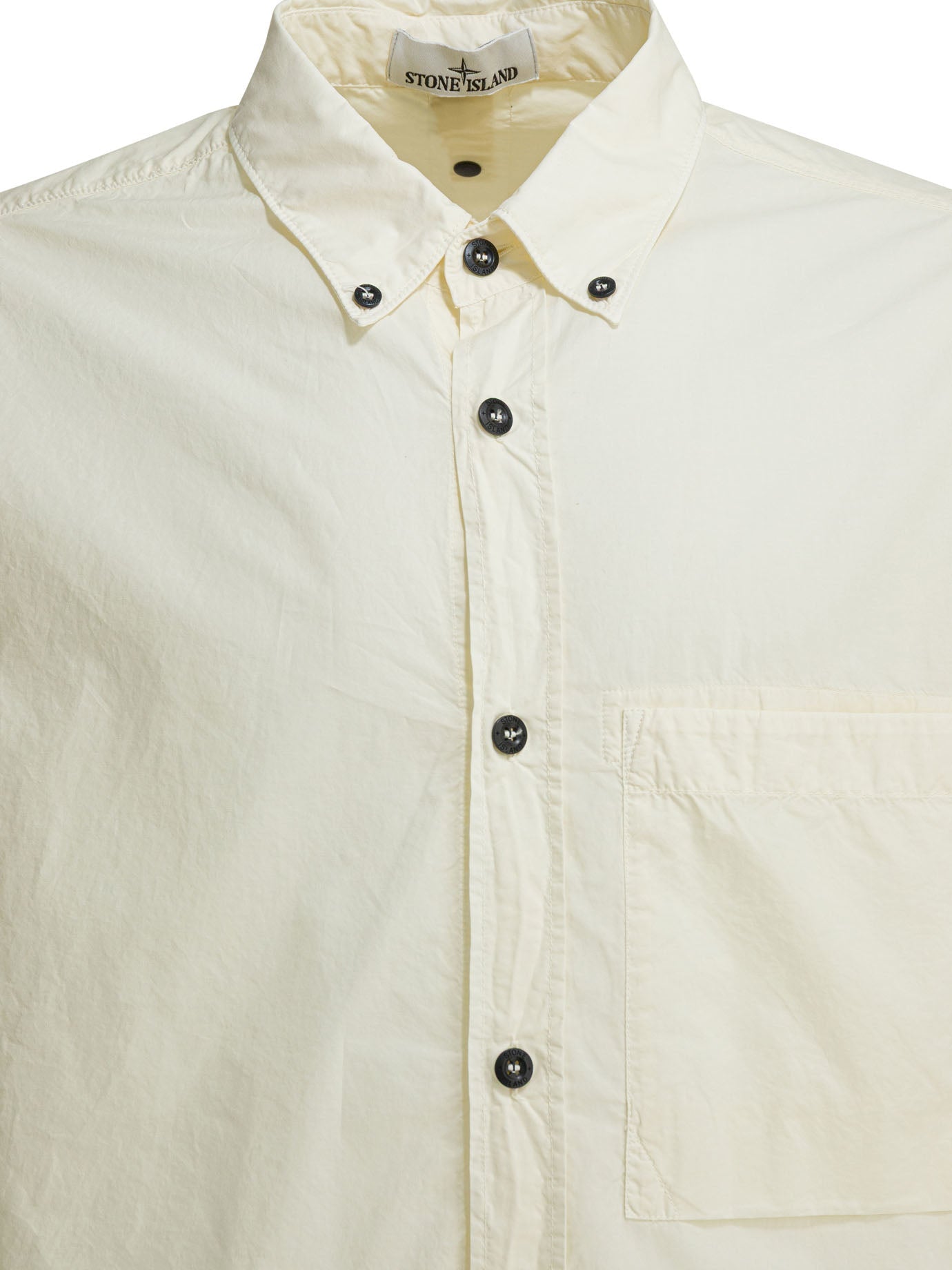 Stone Island Cotton Shirt With Pocket