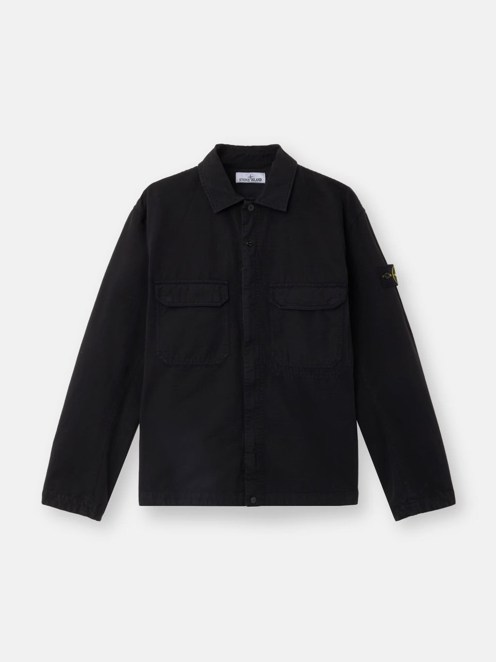 Stone Island Overshirt Jacket In Organic Cotton
