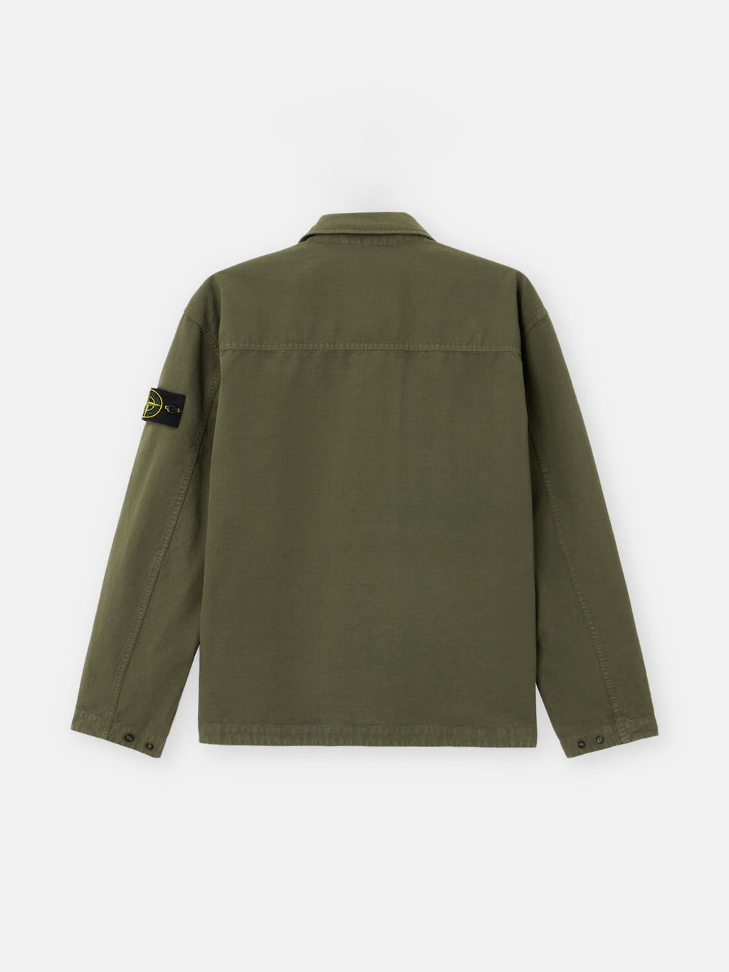 Stone Island Overshirt Jacket In Organic Cotton