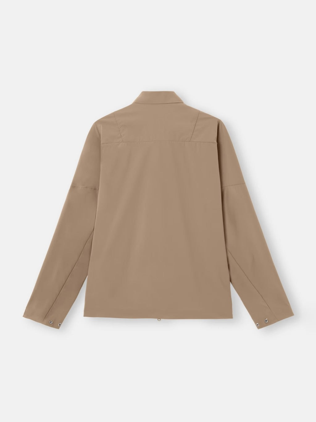 Stone Island Zippered Overshirt Jacket In Nylon Stretch