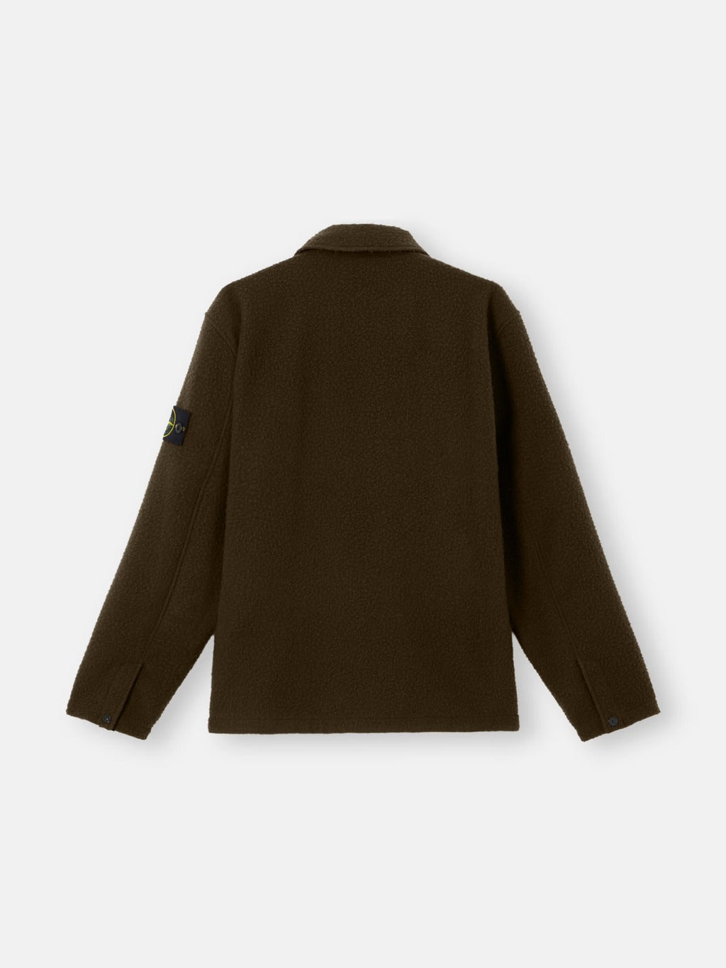 Stone Island Nylon And Wool Overshirt Jacket