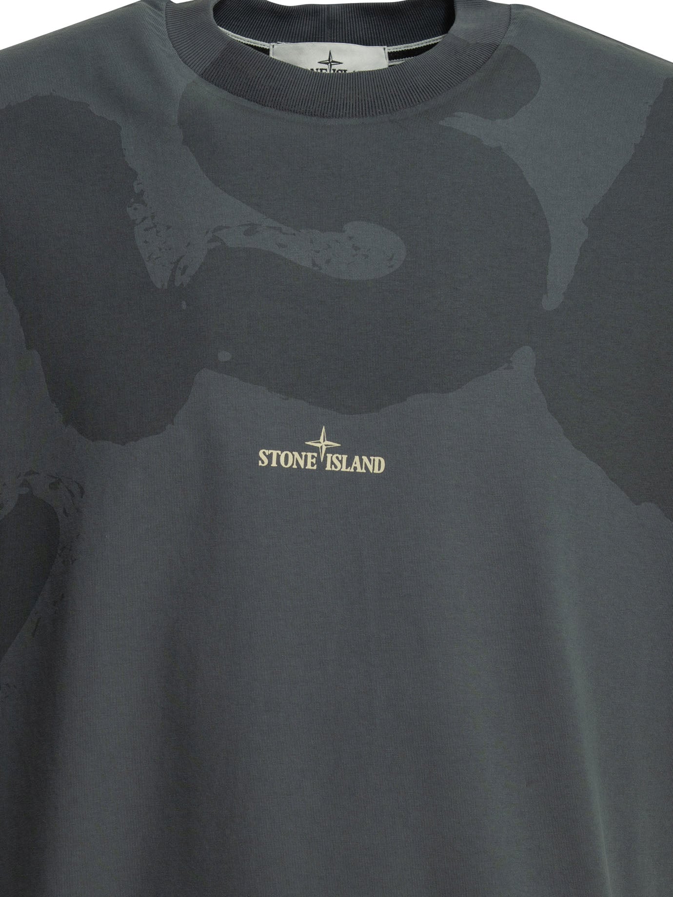 Stone Island Crew-neck T-shirt With Logo