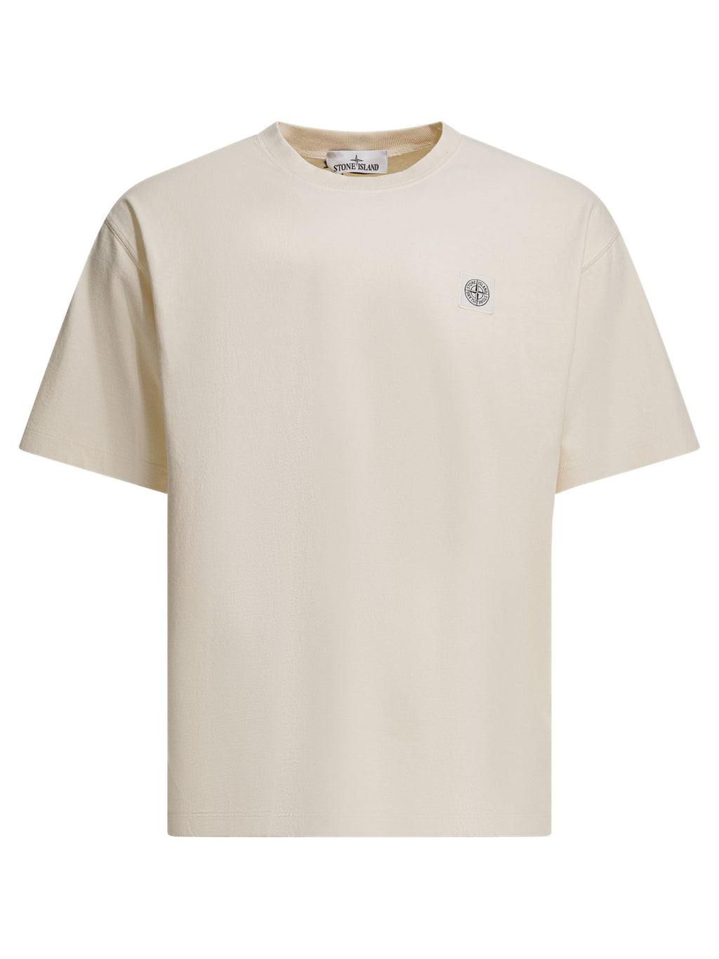 Stone Island Cotton T-shirt With Compass Logo