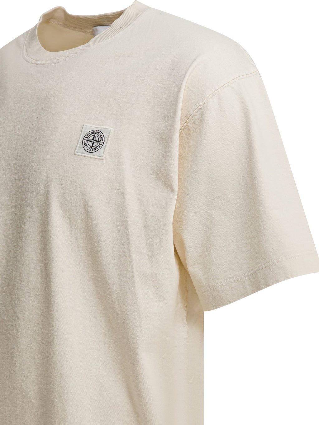 Stone Island Cotton T-shirt With Compass Logo