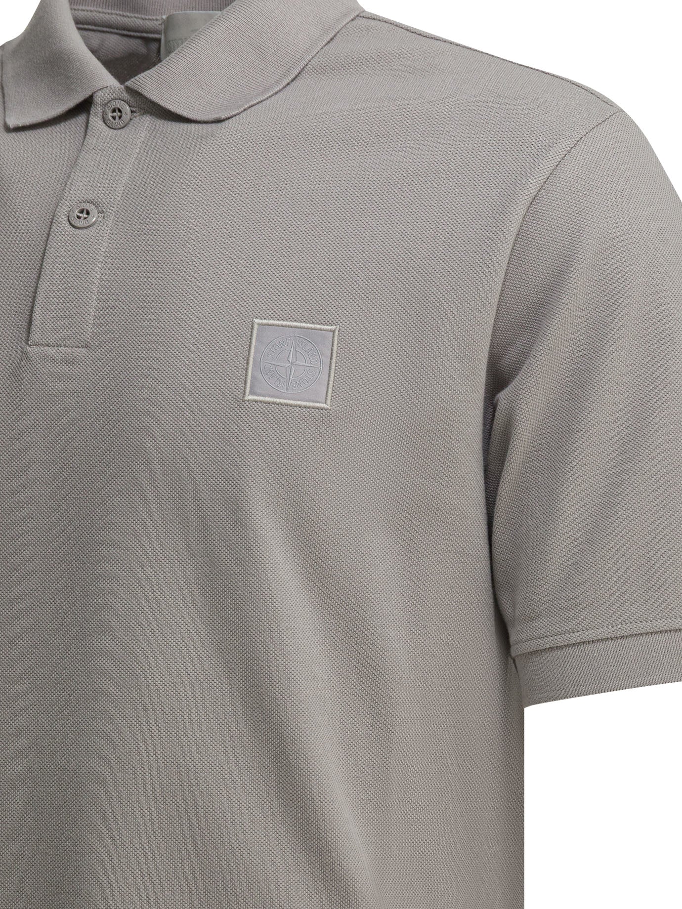Stone Island Short Sleeves Polo Shirt With Compass Logo