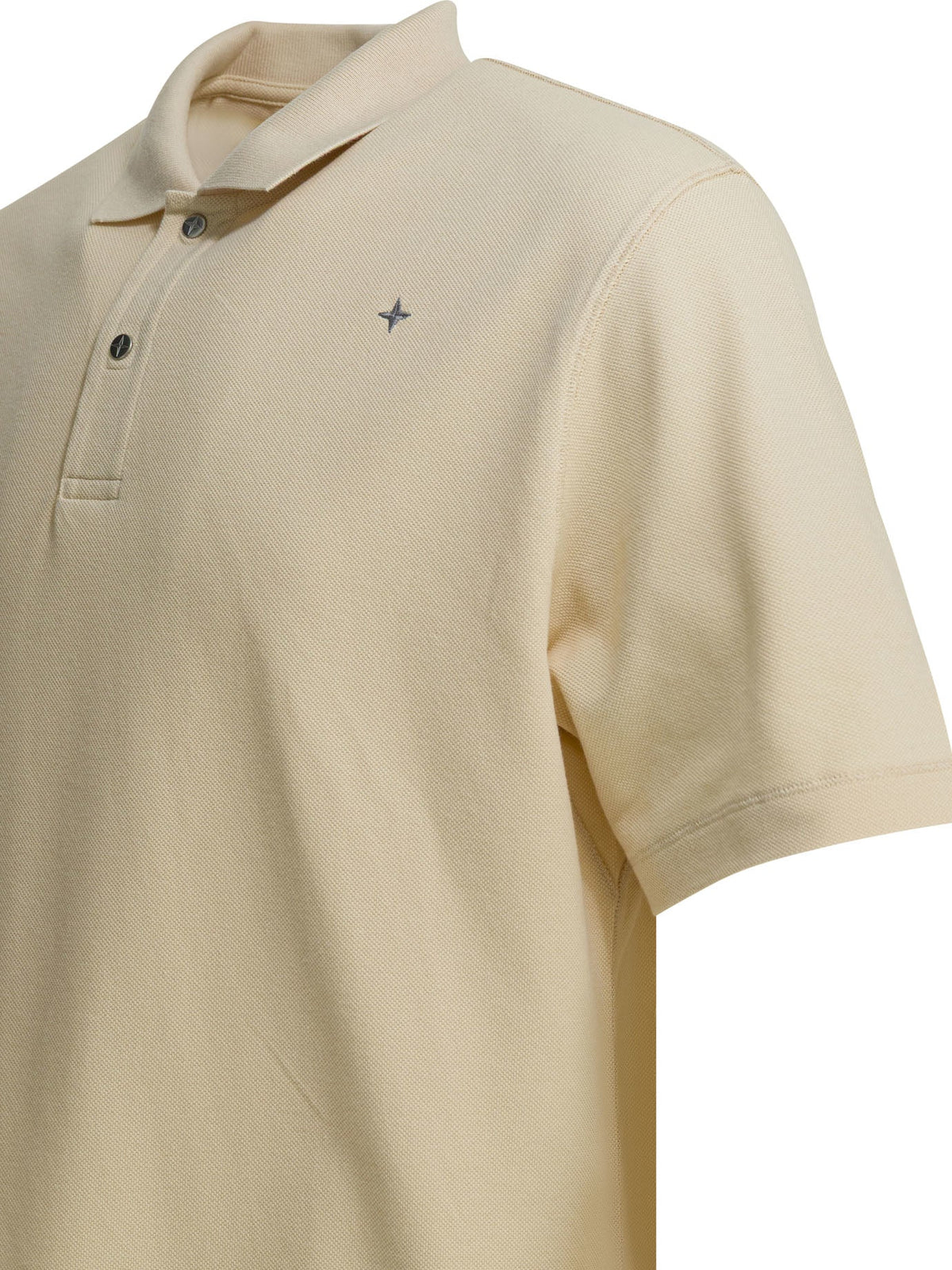 Stone Island Cotton Polo Shirt With Stellina Logo