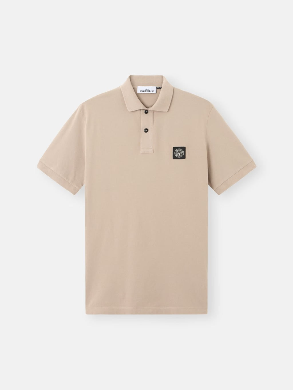 Stone Island Slim Fit Polo Shirt With Compass Logo