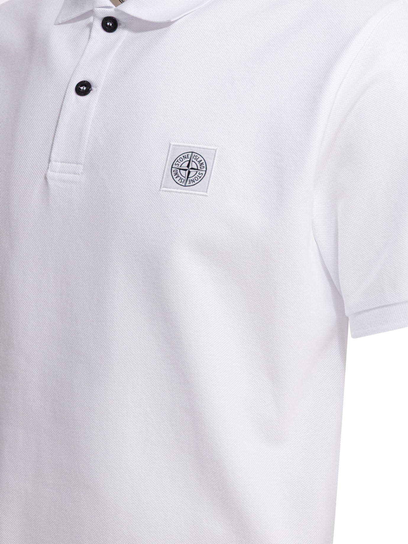 Stone Island Cotton Short Sleeves Polo Shirt