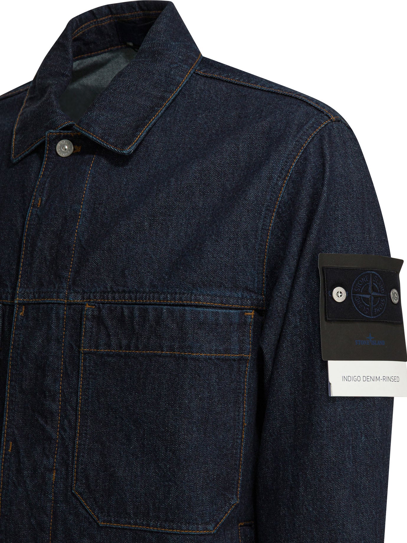 Stone Island Denim Overshirt Jacket