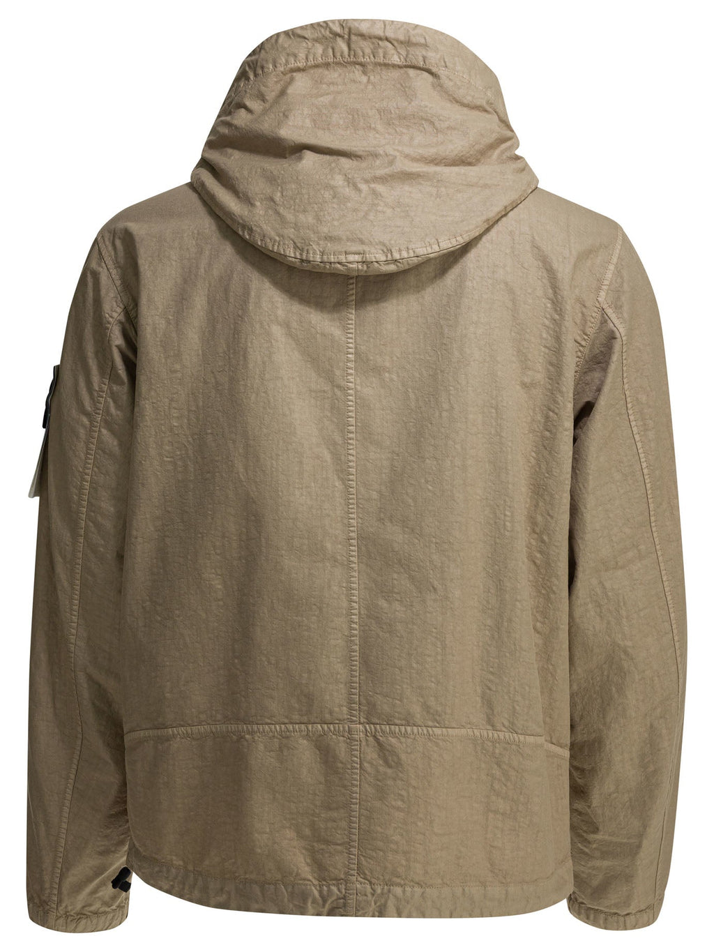 Stone Island Raincoat With Logo