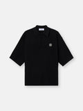 Stone Island Zippered Oversize Polo Shirt