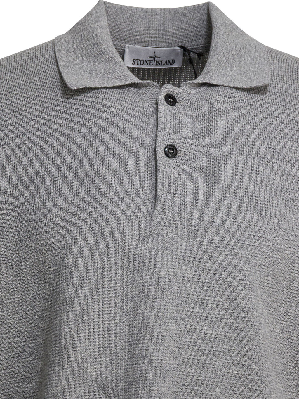 Stone Island Cotton Long Sleeves Polo Shirt