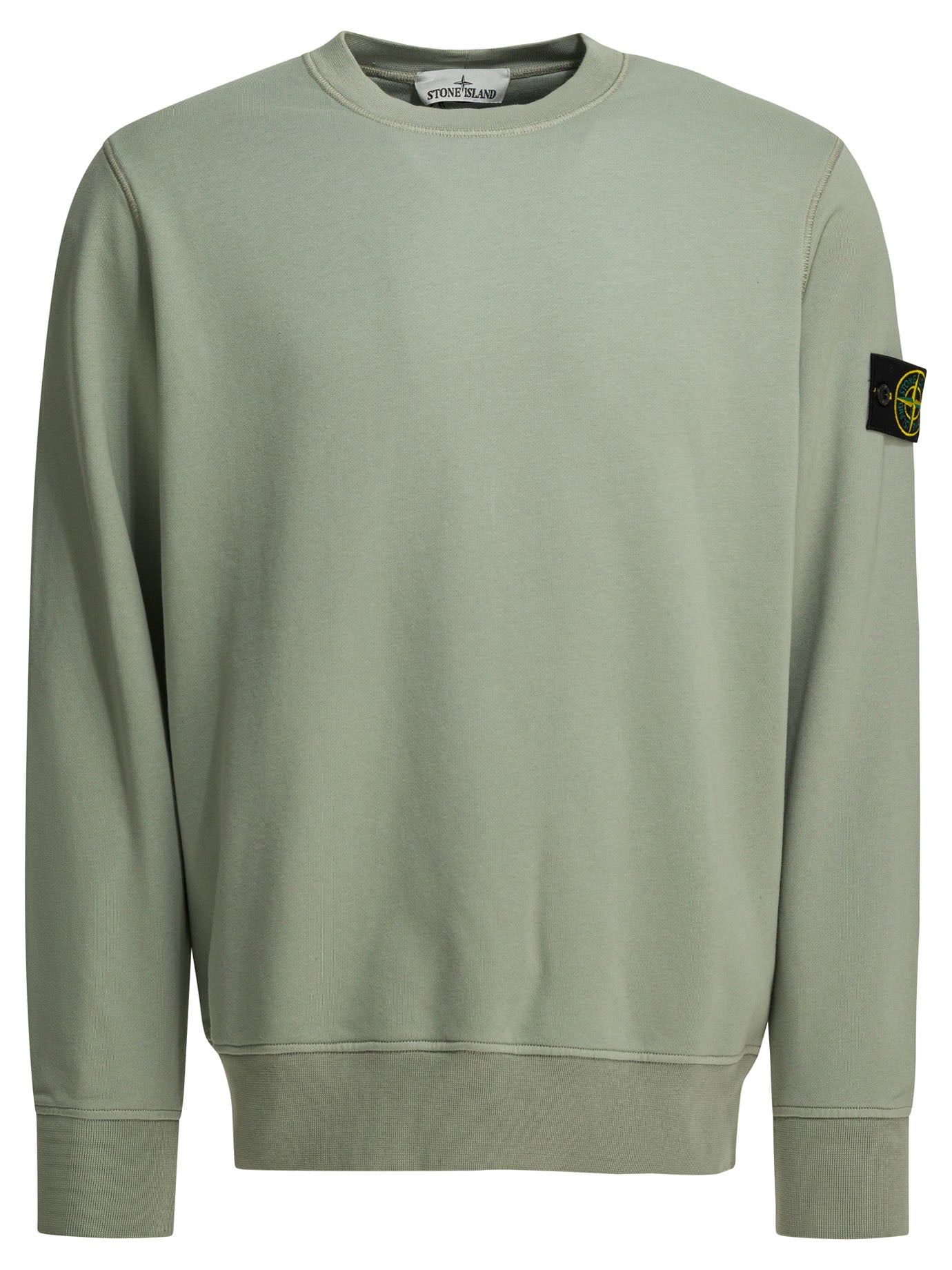 Stone Island Organic Cotton Crewneck Sweatshirt