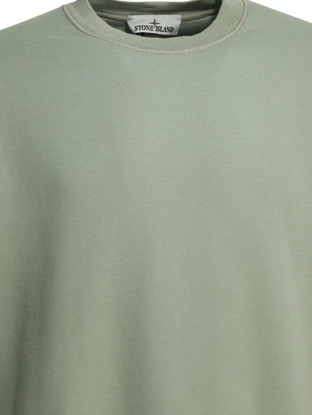 Stone Island Organic Cotton Crewneck Sweatshirt