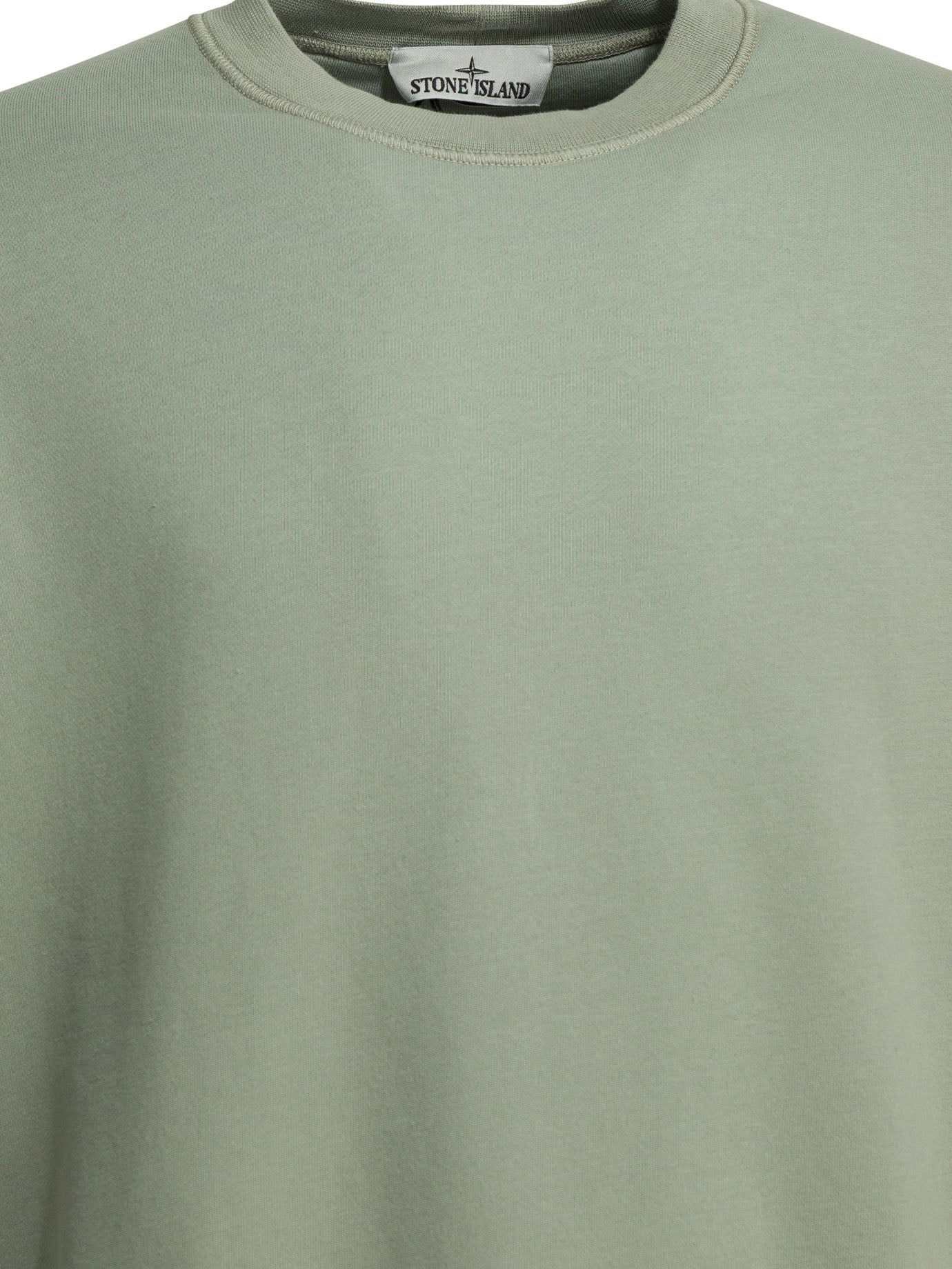 Stone Island Organic Cotton Crewneck Sweatshirt