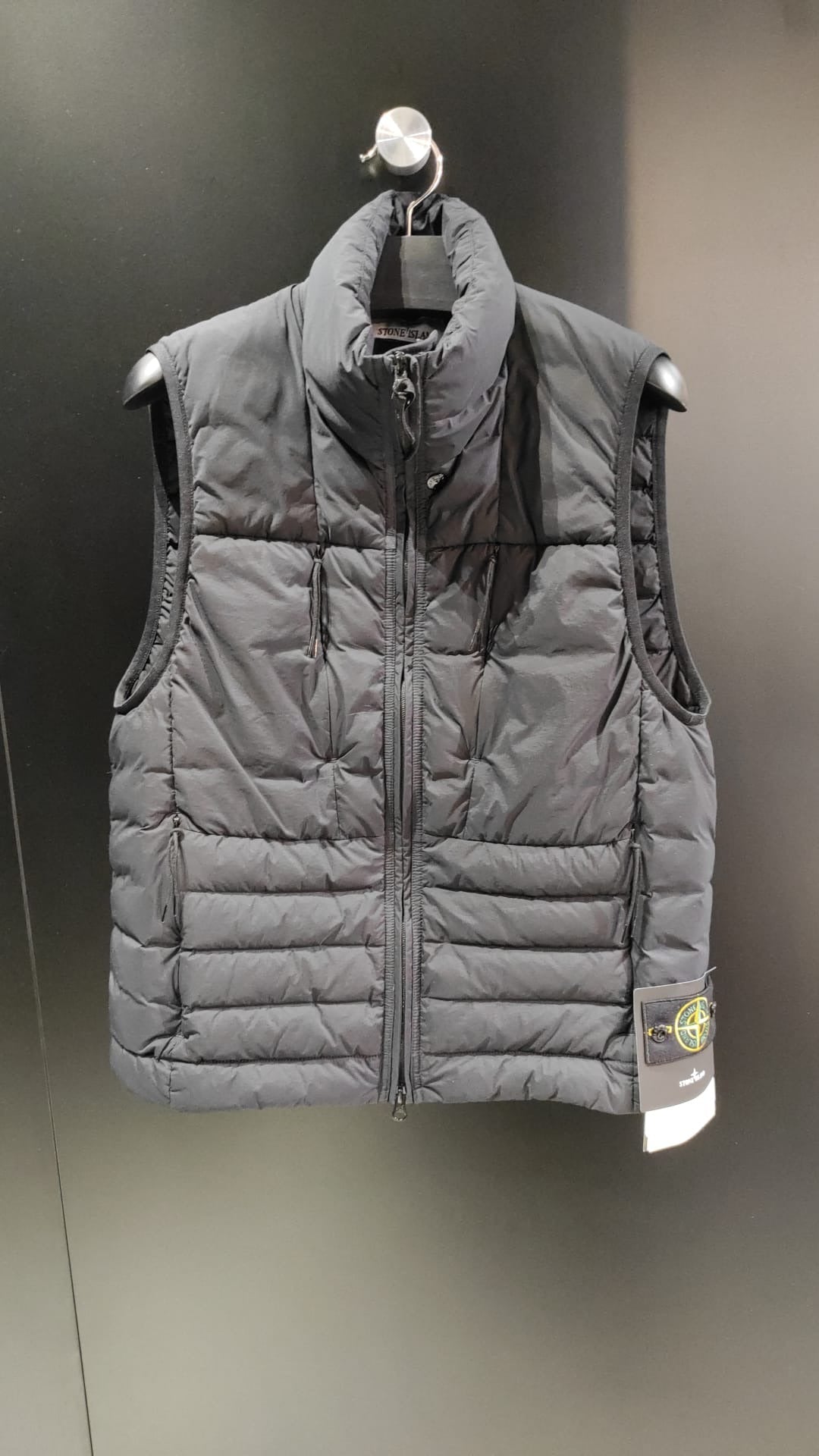 Stone Island Zippered Sleeveless Jacket