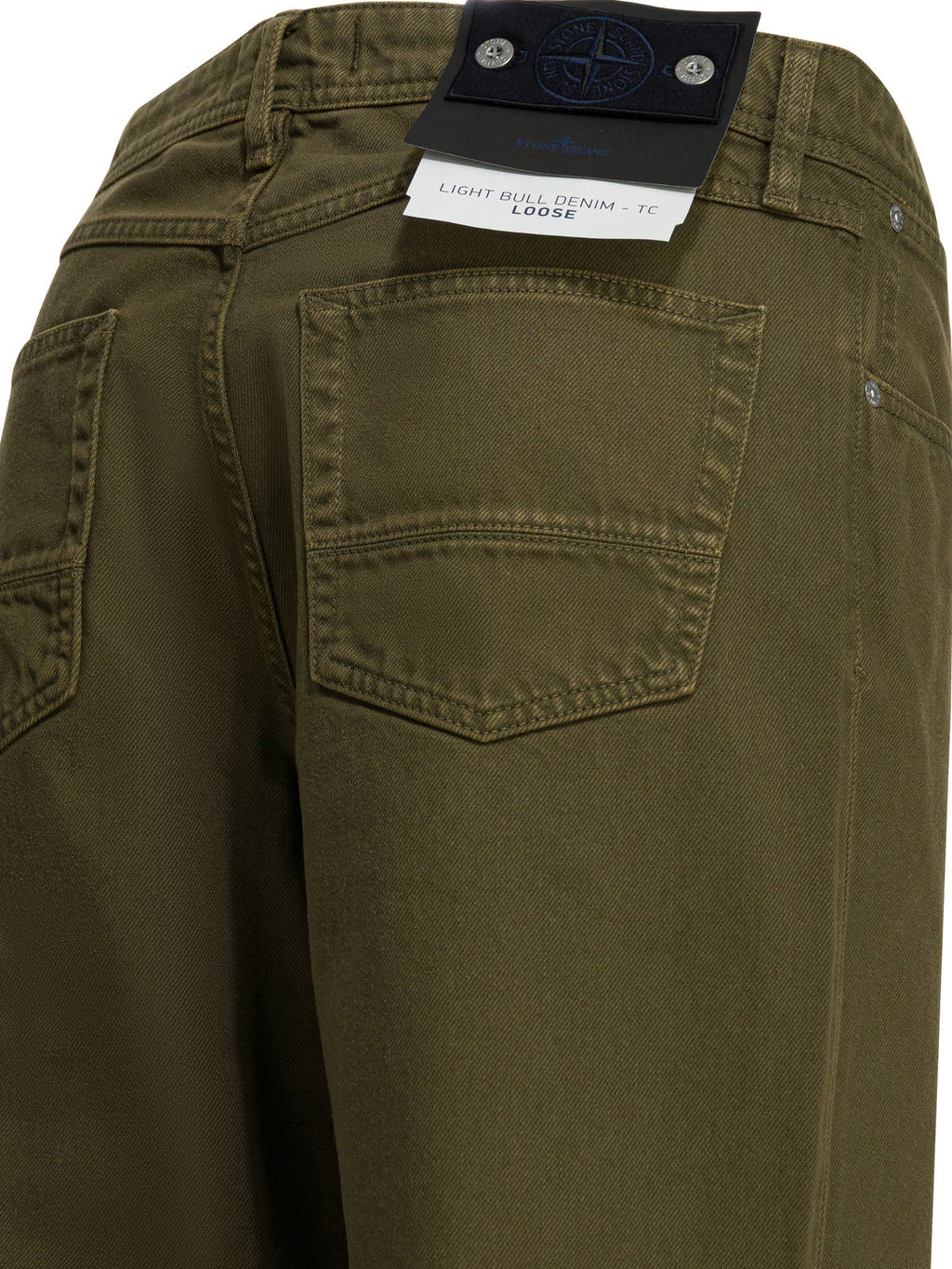 Stone Island "light Bull" Straight Leg Jeans