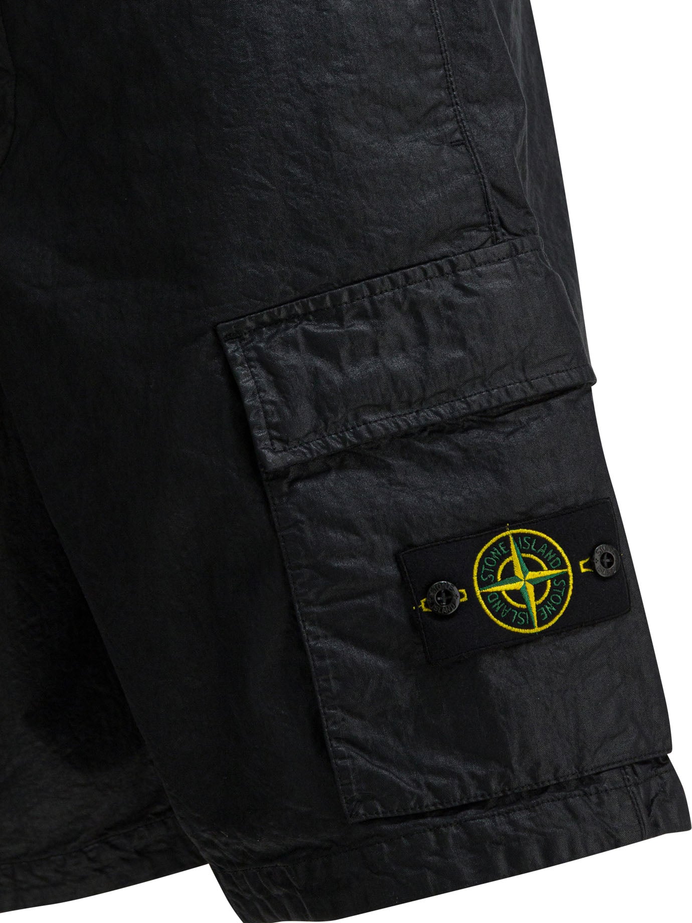 Stone Island Wide Fit Cargo Shorts