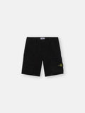 Stone Island Cargo Shorts With Logo Patch