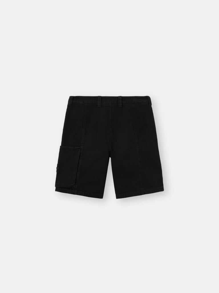 Stone Island Cargo Shorts With Logo Patch