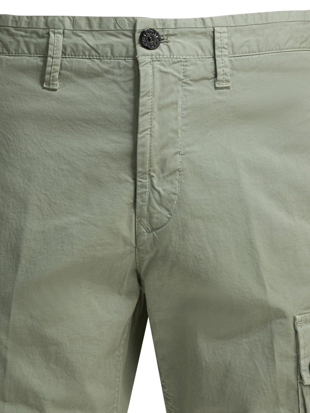 Stone Island Cargo Shorts With Logo