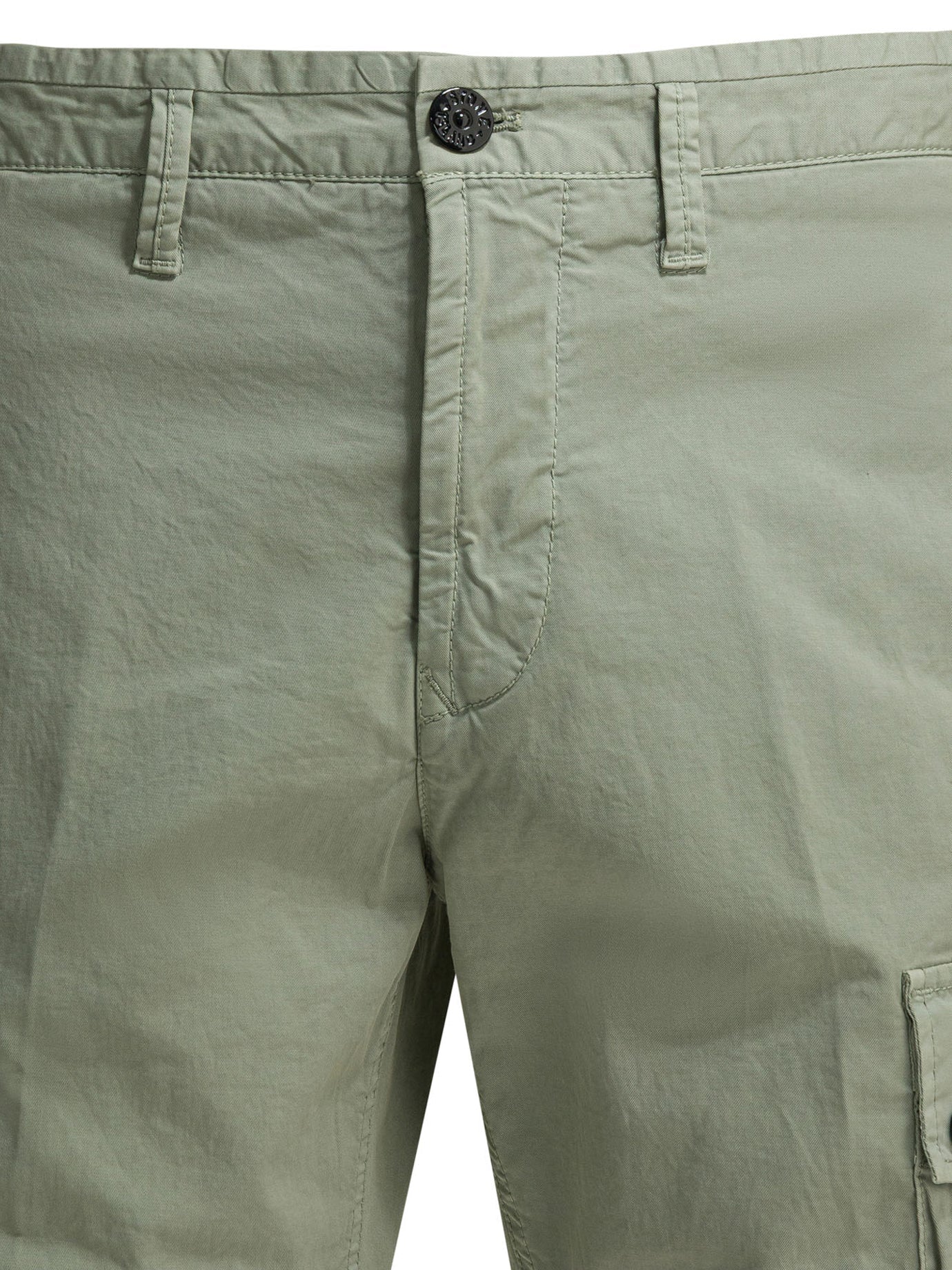 Stone Island Cargo Shorts With Logo