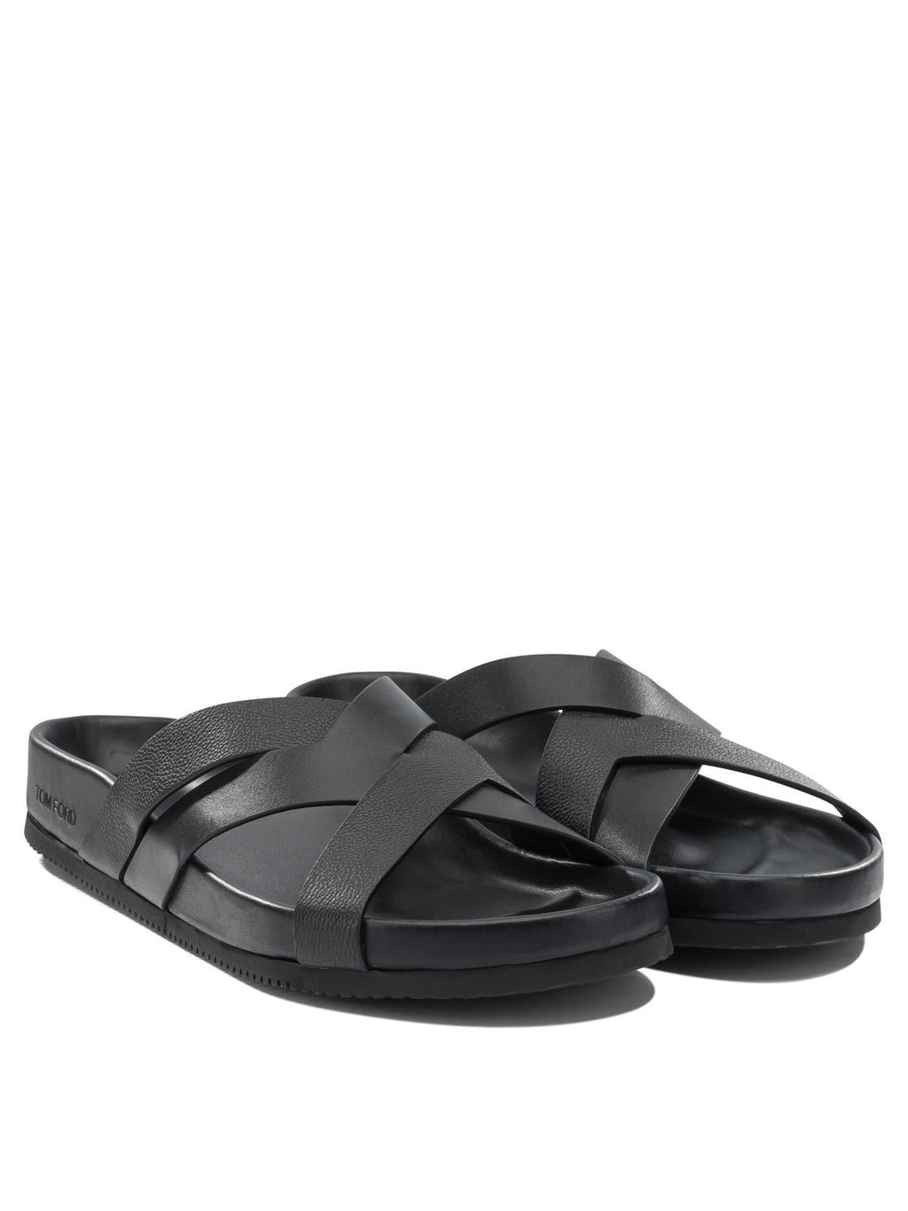 Tom Ford Braided Leather Slides