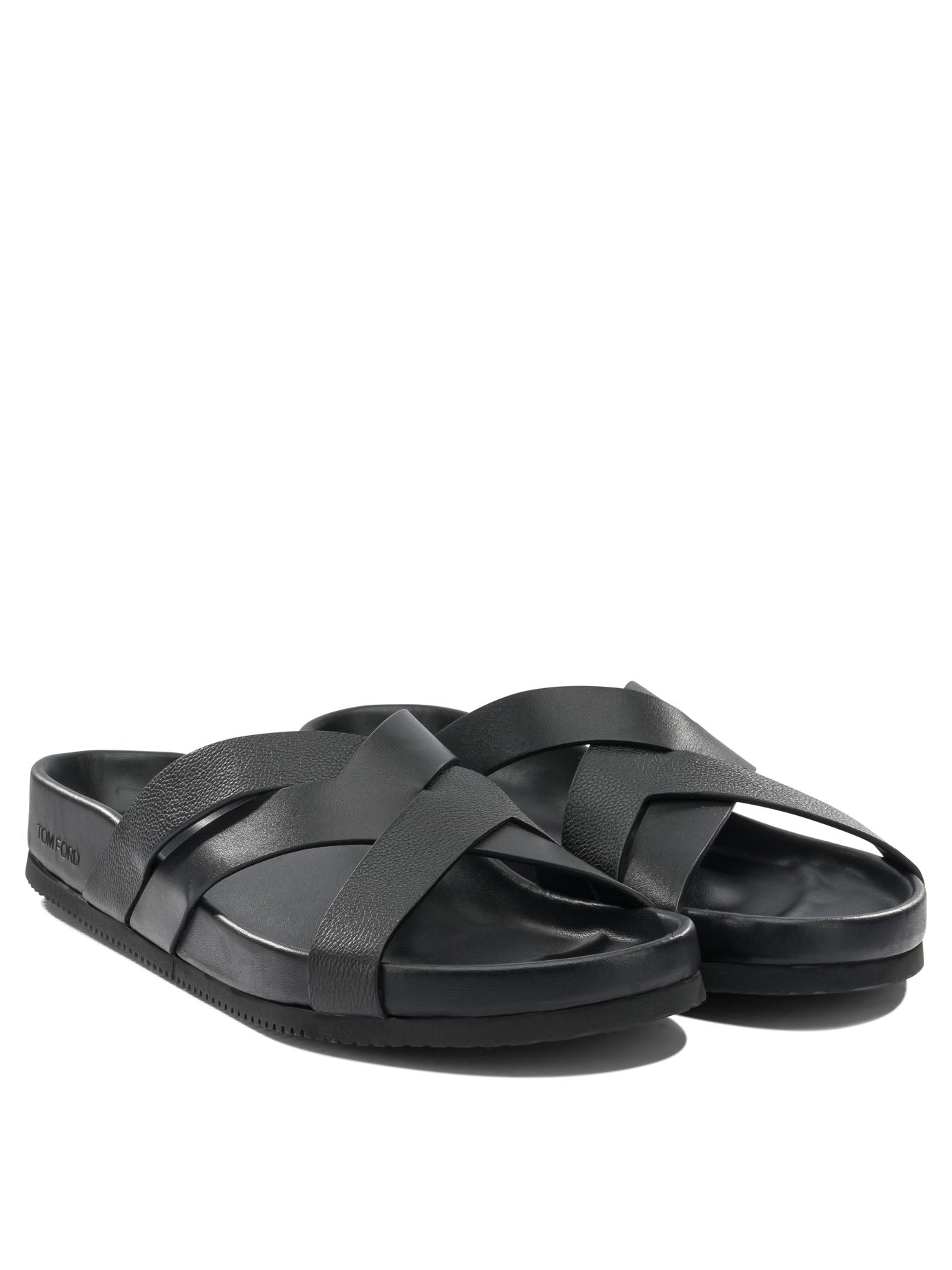 Tom Ford Braided Leather Slides