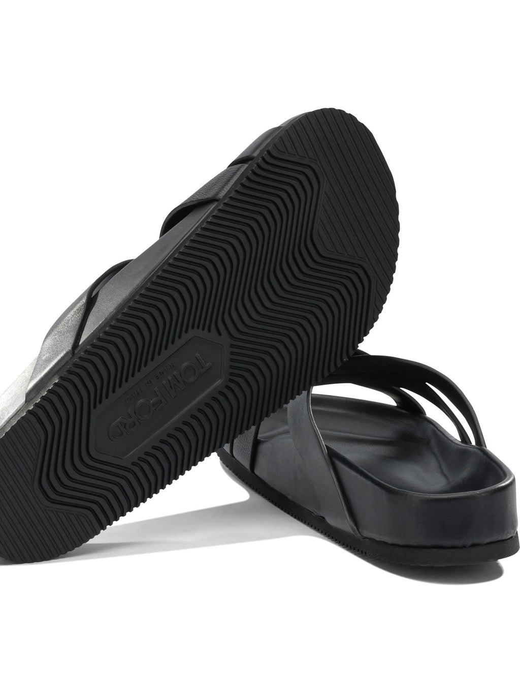 Tom Ford Braided Leather Slides